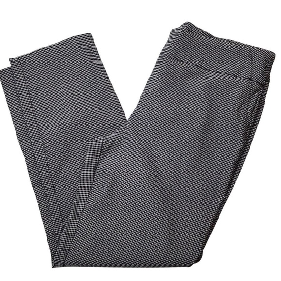 Hilary Radley Women's XL Black White Pull-On Pants High Rise Casual Stretchy - Picture 1 of 10